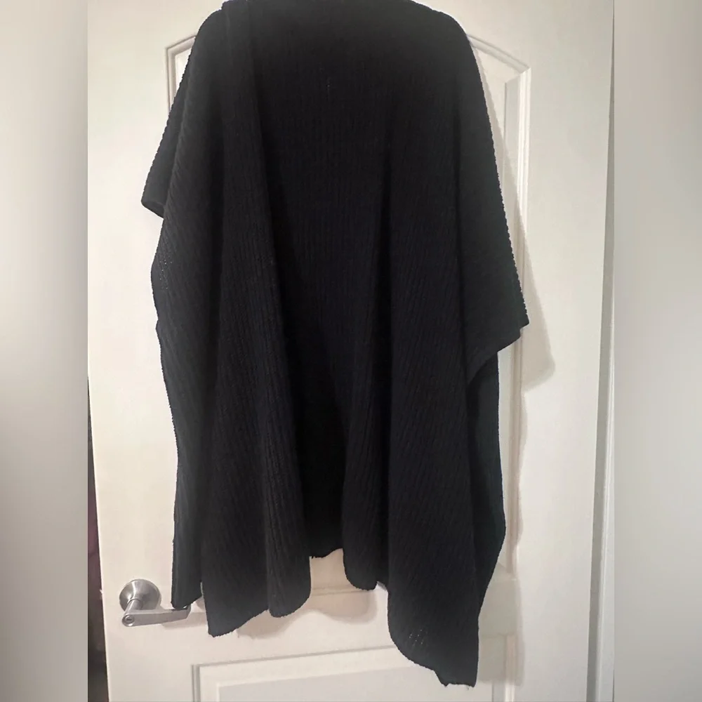 Aerie Cozy Black Knit Top